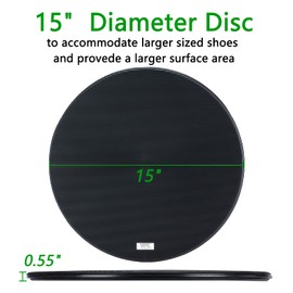 YPC Transfer Disc, Pivot Disc for Transfers, Weight Transfer Device & Mobility Aid with 360 Degree Rotation for Turns, Change in Direction, & Transferring Between Seats, 15inch Diameter(Large)