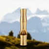 VGEBY Emergency Whistle, EDC Survival Brass Bamboo Section Whistle for