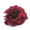 Meilliwish Camellias Flower Hair Clip and Brooch Pin(DarkRed)(A74)
