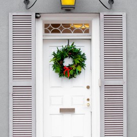 12 Inch Christmas Wreath Hanger Hooks Over Door Metal Hooks Practical Clothes Towel Hanger Hooks for Christmas Front Door Decorations -Premium Sturdy Metal