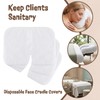 100 PCS Disposable Face Cradle Covers for Massage Tables and