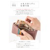 OTSUTOTSU Mini Wallet, Women's, Genuine Leather, Bi-Fold Wallet, Large Capacity,