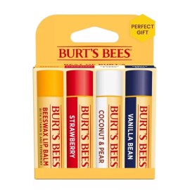 Burt's Bees Natural Moisturizing Lip Balm Value Pack, Beeswax,Coco,V