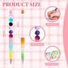 Auch 36 Pieces Plastic Beadable Pen Bead Ballpoint Pen Assorted