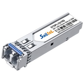 1.25 Gigabit Single Mode LC Duplex Transceiver,1000Base-LX Dual Fiber SFP Module,1310nm SMF, up to 10 km,DDM，Compatible with Cisco, Ubiquiti, Mikrotik,Netgear, Dlink and More （1 Pack）