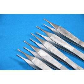 New 5 German Grade Adson Brown Tissue Forceps ENT Surgical Instruments-Excellent