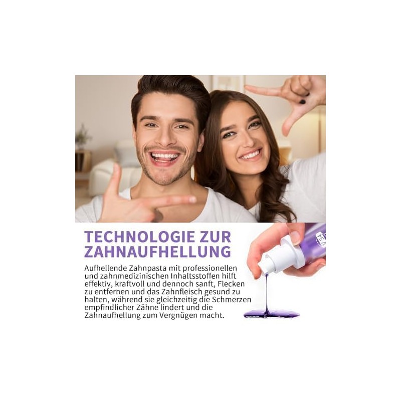 Toothpaste White Teeth, Radiant White Teeth, Gum Repair, Effective Discolouration