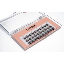London Lash Co Wispy – Soft and Textured Volume Eyelash Extensions | Lightweight C Curl & D Curl Lash Trays for Professional Lash Artists | Black, Mixed Lengths (C Curl)