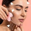 Gua Sha-Massage, Natürlicher Guasha aus Jade Stein - Gesichtsmassage Für