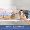 HBlife 12 Inches Tall [Extra Tall Version] Clear Shelf Dividers,