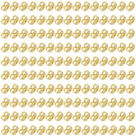 Shapenty Stainless Steel Butterfly Shaped Clutch Earring Backs Stoppers Replacements for DIY Craft Jewelry Accessories Stud Earrings Secure Locking Earring Backs, 150PCS (Gold)