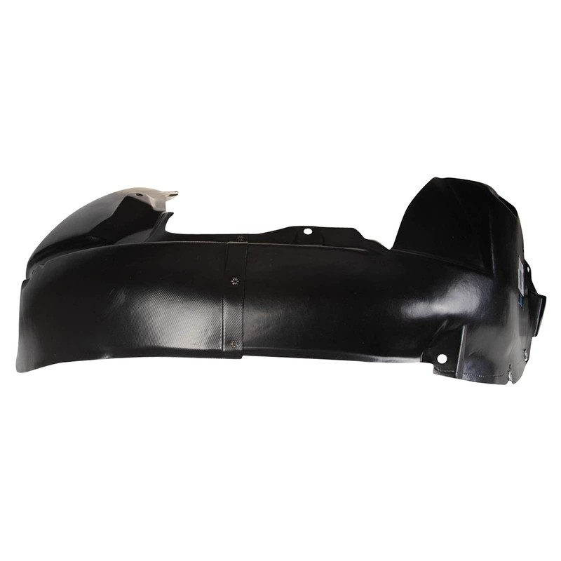 TRQ Front Right Rearward Inner Fender Liner Black Passenger Side