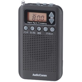 Ohm Electric AudioComm RAD-P350N-K Radio (Black)