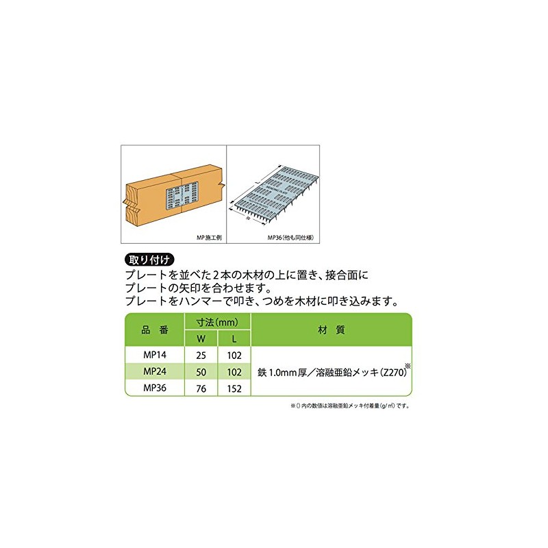 Simpson (Simpson) Connector mendyingupure-to MP24 5 X 0.1 X/10.2 cm 1 Pcs