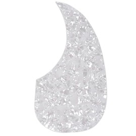Musiclily Oversize Acoustic Guitar Self-adhesive Pickguard for Martin D28 Style guitar, White Pearl