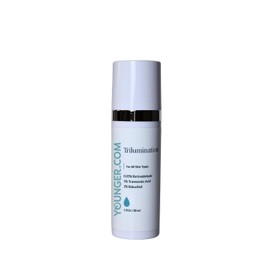 Younger.com Trilumination Cream Serum Retinaldehdo 0.05, cido tranexmico 5, Bakuchiol 2, tratamiento facial avanzado antienvejecimiento e iluminador, 
