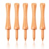 ECADDIE Orange Castle Bamboo Golf Tees 70mm (50 pack) -