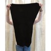 Real Tanned Black Deer Suede Leather Hide - Native Crafts