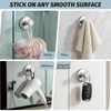 15lb Large Suction Cup Hooks for Shower, No-Drill Towel Hooks