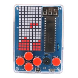 FAELNK DIY Game Console Soldering Kit Electronic Building Kit DIY Games Console Handheld Kit Soldering Exercise Set for Students Learning and Daily Use Science Education Fun Soldering Learning Set