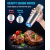 XinXu Gravity Electric Pepper and Salt Grinder Set, Salt/Pepper Mill
