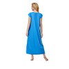 Shadowline Rosebud - Camisón Largo para Mujer, Zafiro, 2X