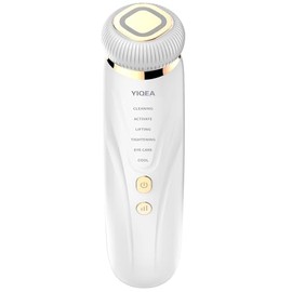 Face Care, Skin Massager Device,White-Gloden