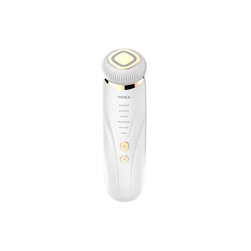 Face Care, Skin Massager Device,White-Gloden
