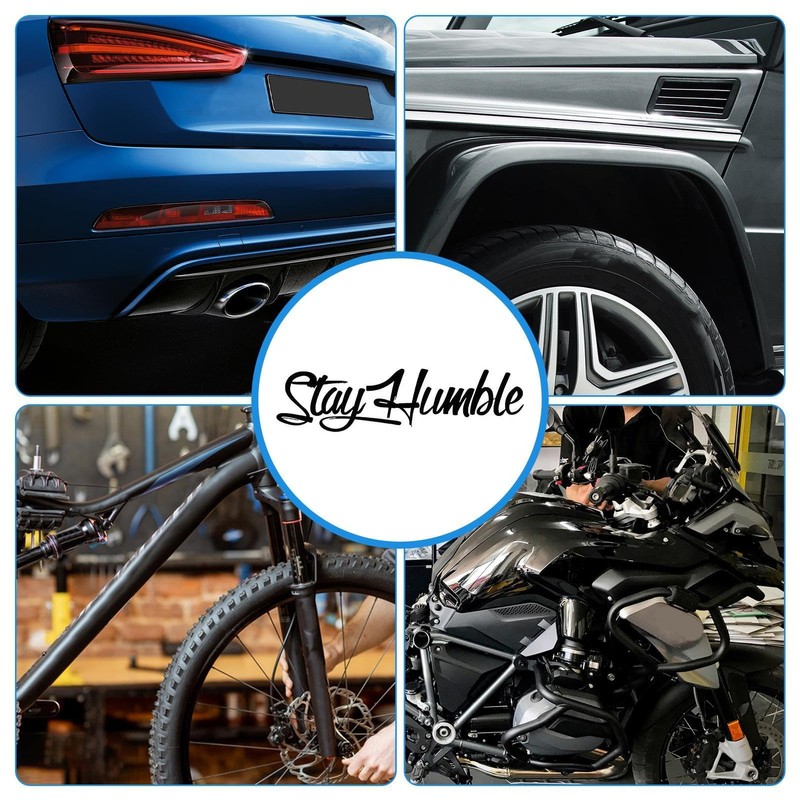 Stay Humble Windshield Sticker, Car Door Stay Humble Decal, Waterproof