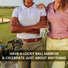 AXKAL Magnetic Stylish Golf Ball Markers with Hat Clip 1/2