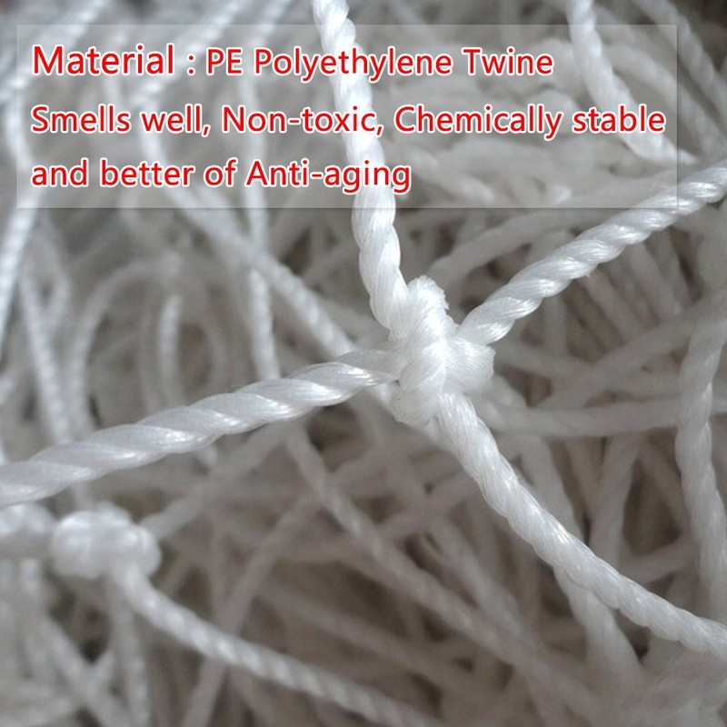 Soccer Goal Net Football Polyethylene Training Post Nets Full Size