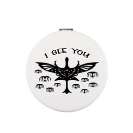 CMNIM Movie Inspired Gift I See You Makeup Mirror Animal Kingdom Gift Sci Fi Movie Lovers Gift Movies Fans Compact Mirror (25528 I See You Mirror)