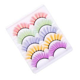 SAFIGLE 5Pairs Messy False Eyelashes Soft Makeup Lashes for Daily Wear Eye Catching Volume Lightweight Design for Stunning Eye Looks