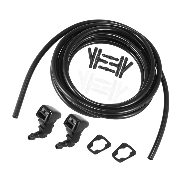 PARSKILO Front Windshield Washer Hose Kit Fit for Ford F250