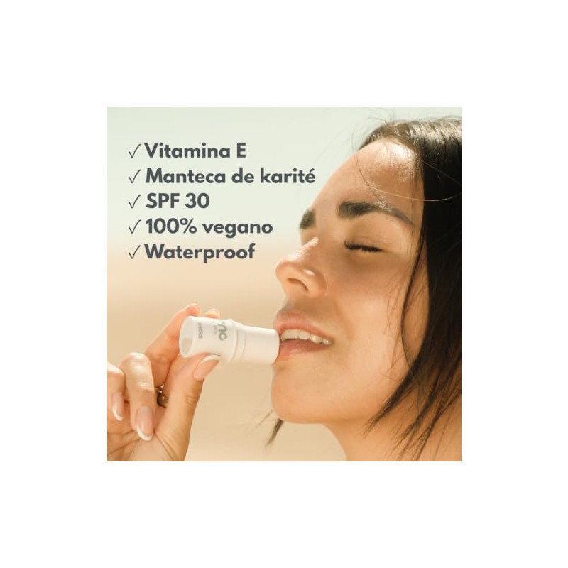Orno Stick Bálsamo Labial Protector Solar Spf Vitamina Manteca Karité