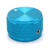 Unbranded 4pcs Blue Guitar Knobs Aluminum Alloy Volume Audio Potentiometer