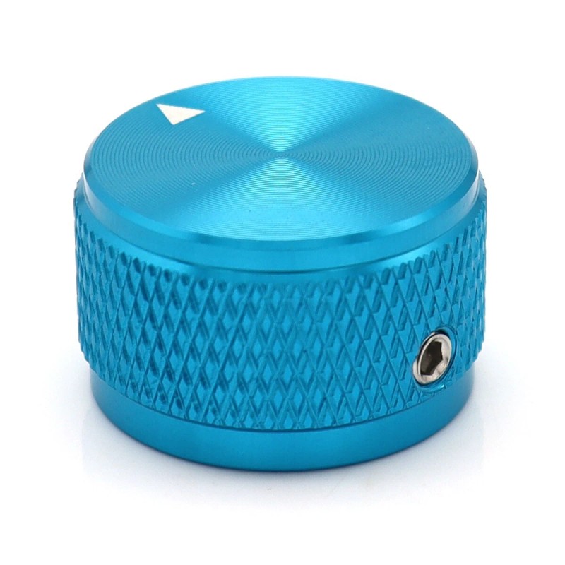 Unbranded 4pcs Blue Guitar Knobs Aluminum Alloy Volume Audio Potentiometer