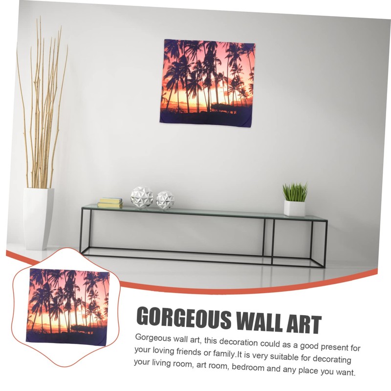 Mikinona 1 Set Hawaiian Style Wall Tapestry Beach Backdrop with