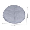 Mipcase 1Pc Round Hot Tub Cover Grey Outdoor Bathtub Protector