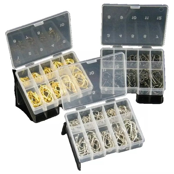 Unbranded Fishing Hooks,Fly , 100 piece assorted with handy case