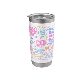 Girl Tumbler Cute Girly Gifts Teen Tween Girls Trendy Stuff Stainless Steel Insulated Tumbler