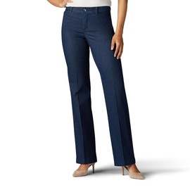 Lee Lee Women's Ultra Lux Comfort with Flex Motion Trouser Pant Indigo Rinse 6 Medium