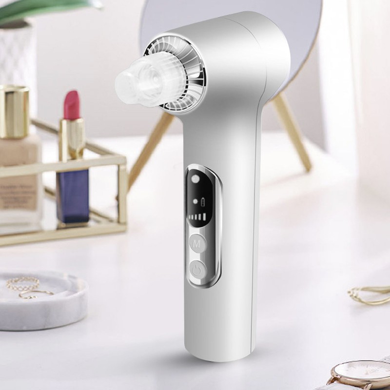 Electric Blackhead Removal Machine Blue Lighting Deep Cleansing Pores Vacuum