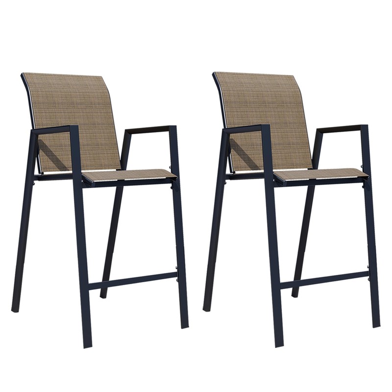 Stabrech Outdoor Bar Stools Set of 2, 44'' Patio Bar