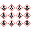 Health Harmful Danger Symbol UN/GHS Hazard Pictogram Sticker 2.5 cm