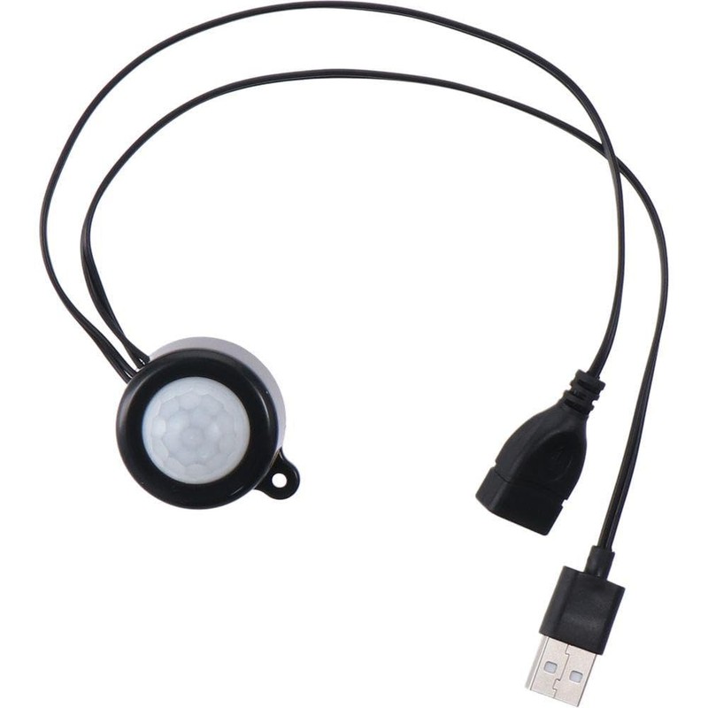 SSHHUI USB 5V-12V Light Sensor Switch,Infrared Human Body Sensing Switch,Light