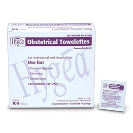 PT# -D74800 PT# # D74800- Towelette Obstetrical BZK/Alcohol/Chlorothymol Hyge...