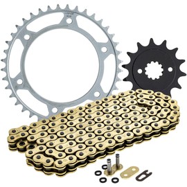 NICHE Drive Sprocket Chain Combo for Honda CRF300L Rally Front 14 Rear 40 Tooth 520 X-Ring 120 Links