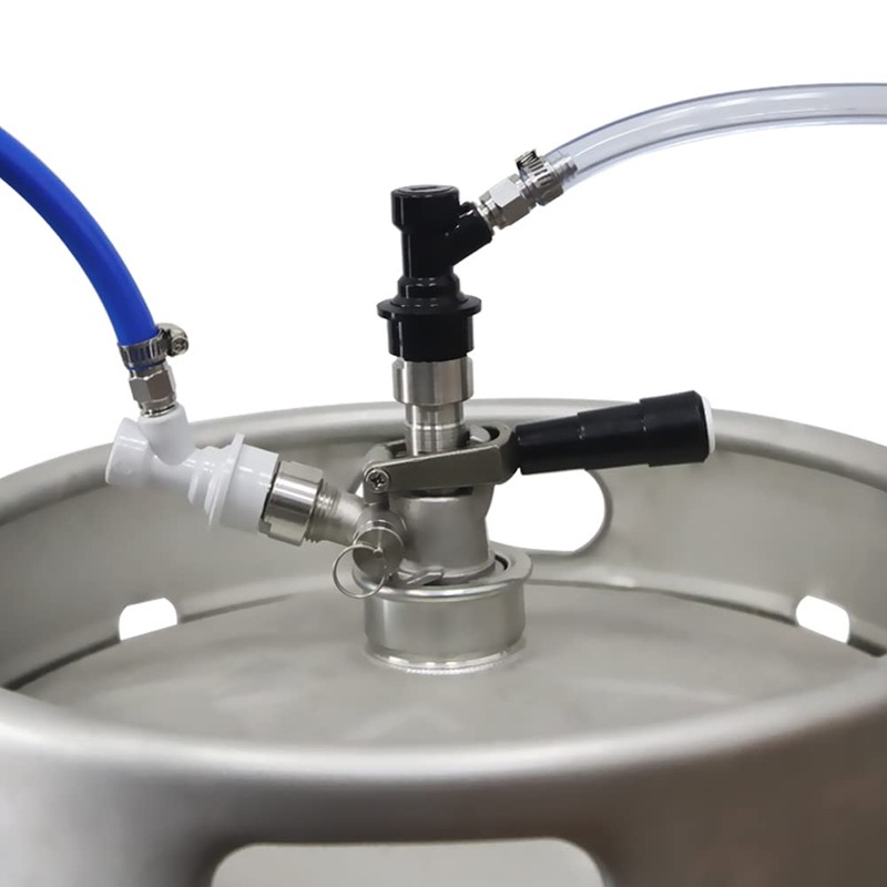 Ball Lock Keg Coupler Adapter - Stainless Steel Ball Lock