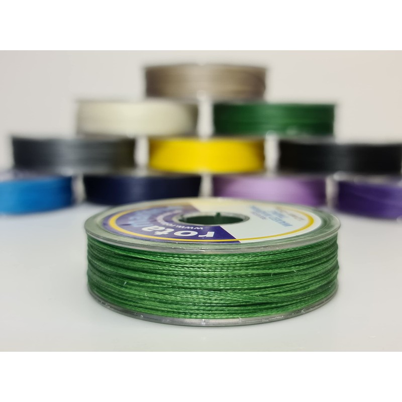 Whipping Twine 1mm 25mt Polyester Waxed Thread Spool (Grey)
